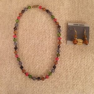 Necklace and Earings